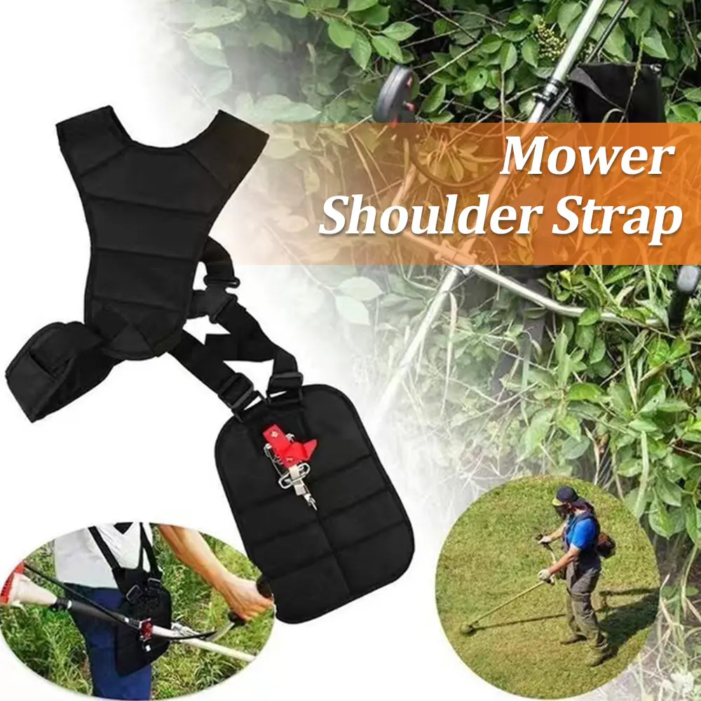 Lawn Mower Power Pruner Harness Strap Belt Double Trimmer Shoulder For Brush Cutter & Trimmer Garden Grass String Adjusted Band
