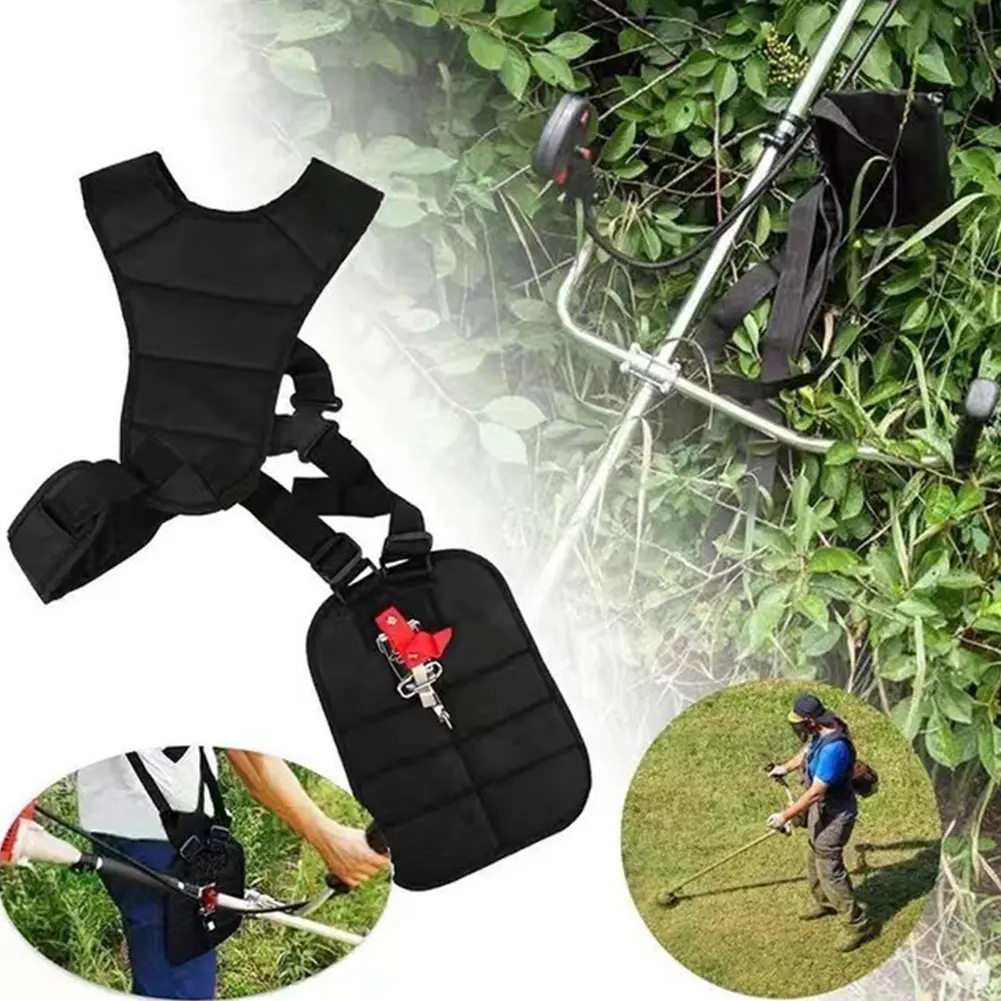 Lawn Mower Power Pruner Harness Strap Belt Double Trimmer Shoulder For Brush Cutter & Trimmer Garden Grass String Adjusted Band