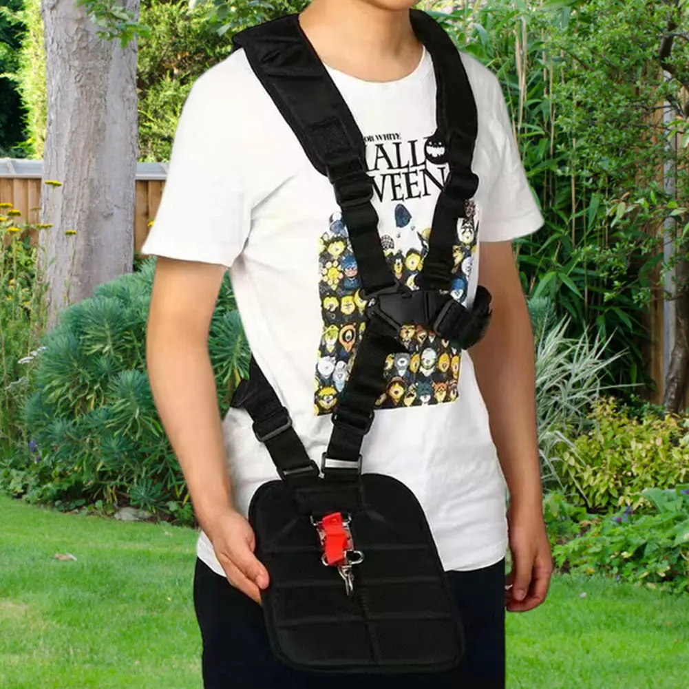 Lawn Mower Power Pruner Harness Strap Belt Double Trimmer Shoulder For Brush Cutter & Trimmer Garden Grass String Adjusted Band