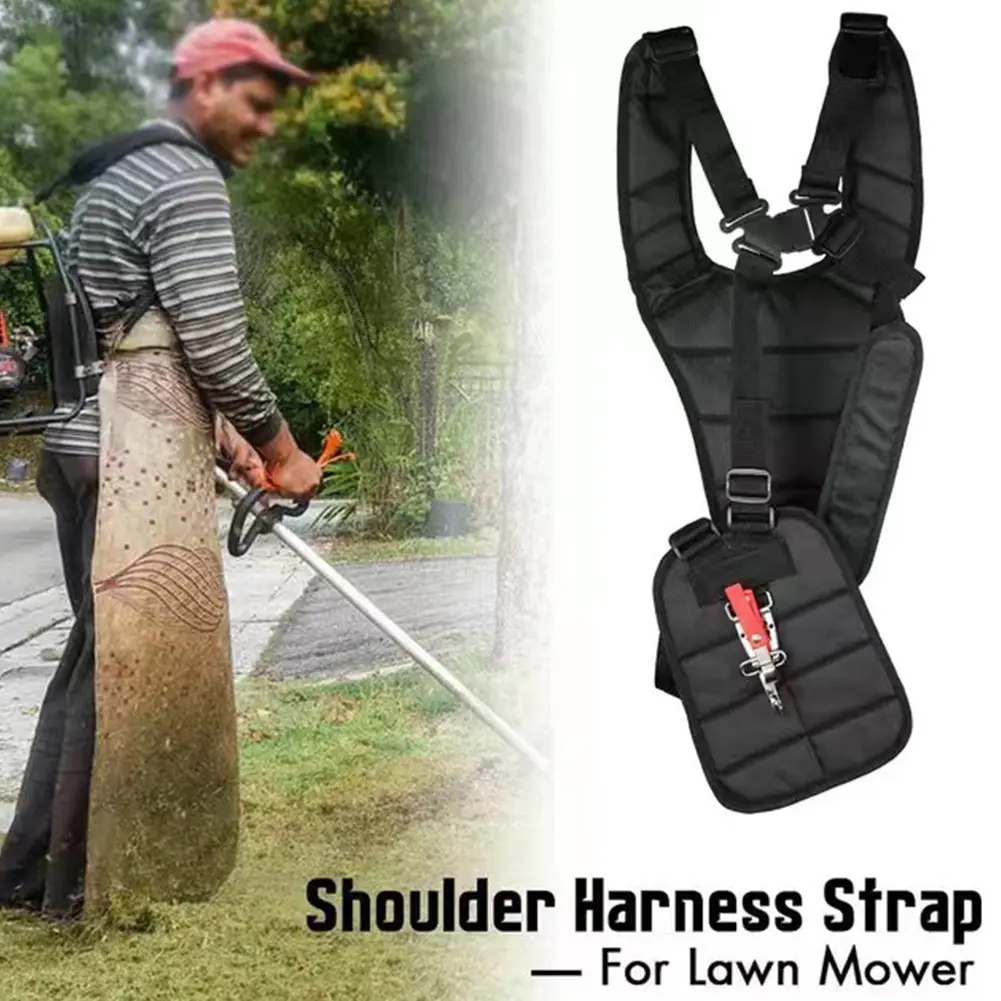 Lawn Mower Power Pruner Harness Strap Belt Double Trimmer Shoulder For Brush Cutter & Trimmer Garden Grass String Adjusted Band