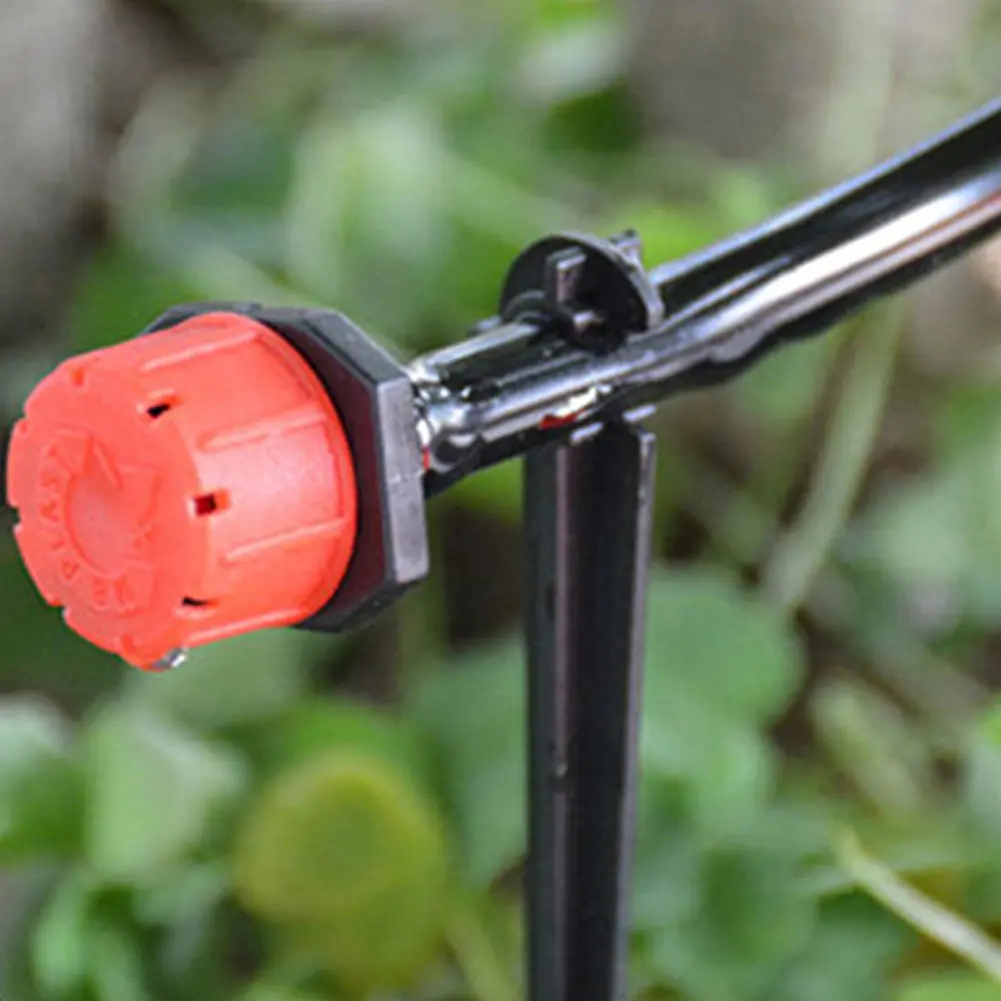 500Pcs Irrigation Drip Support Stake Tubing Hose Holder Garden Ground Rod Drip Irrigation Stem Holder for Vegetable Herbs Garden