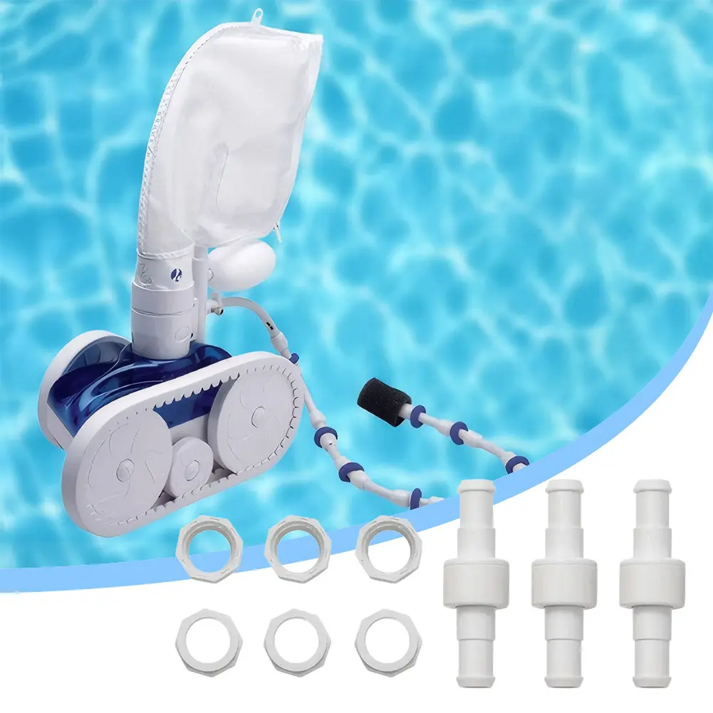 1-5Set Pool Cleaner Hose Swivel D20 and Hose Nut D15 Kit Pool Cleaner Replacement Accessories for 280 3900 Pool Cleaner