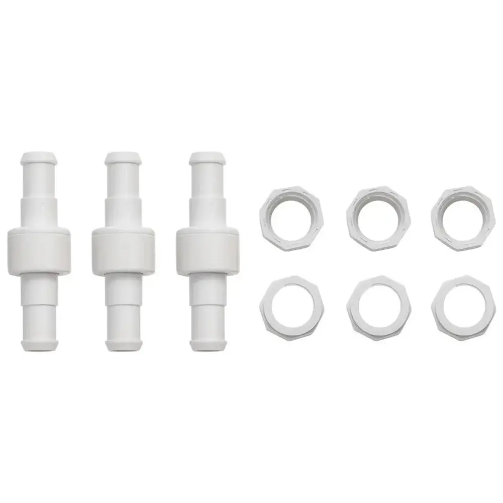 1-5Set Pool Cleaner Hose Swivel D20 and Hose Nut D15 Kit Pool Cleaner Replacement Accessories for 280 3900 Pool Cleaner