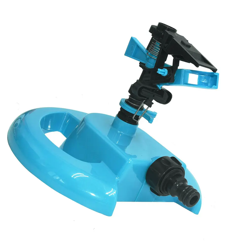 360 Degree Rotary Sprinkler Adjustable Automatic Rotating Sprinklers Large Coverage Area Water Sprinkler Water-saving for Lawn