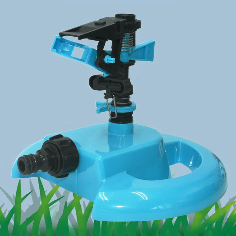 360 Degree Rotary Sprinkler Adjustable Automatic Rotating Sprinklers Large Coverage Area Water Sprinkler Water-saving for Lawn