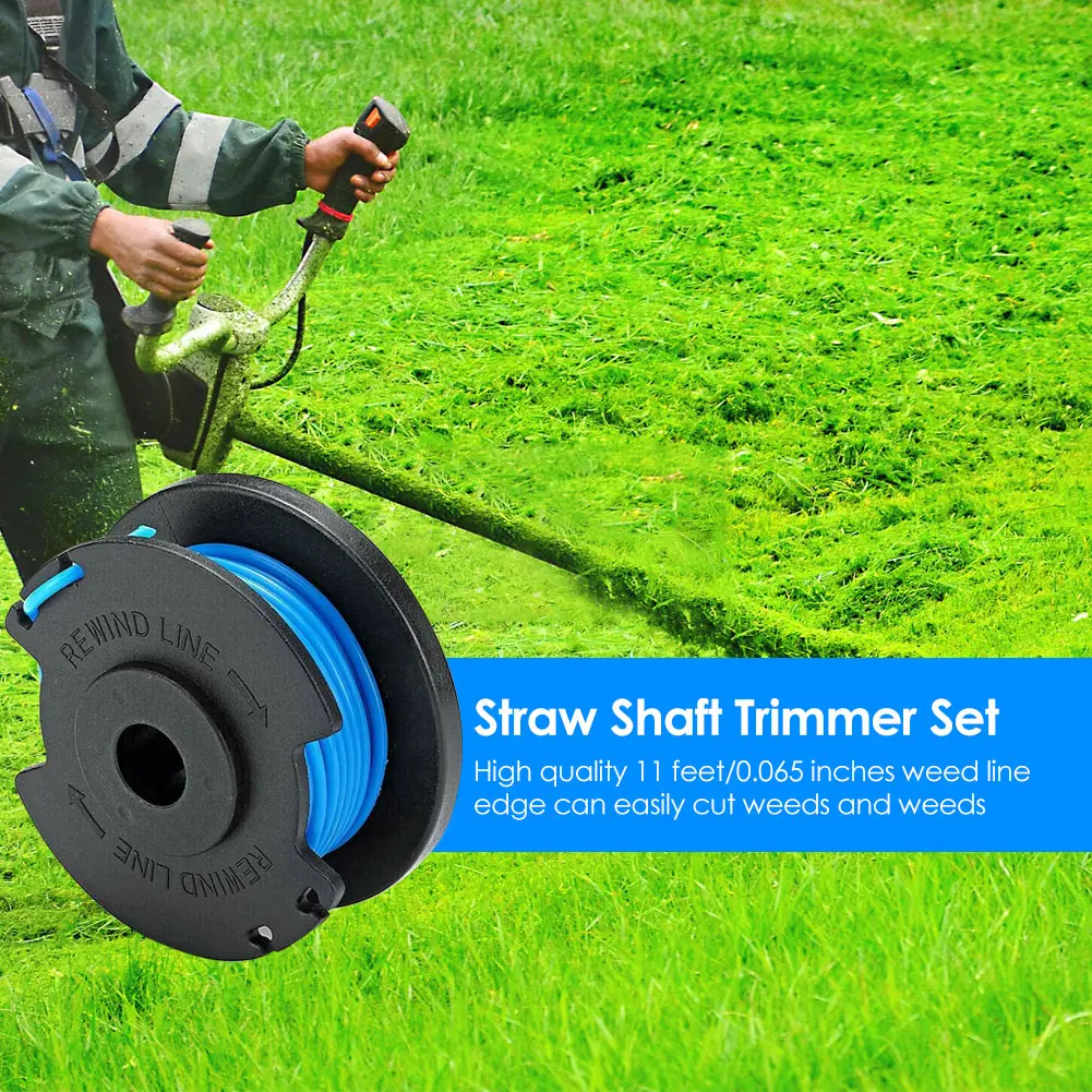 3pcs Plastic Brush Cutter Trimmer Heads for Ryobi One+ AC14RL3A Strimmer Grass Weeds Trimming Heads Garden Tool Parts