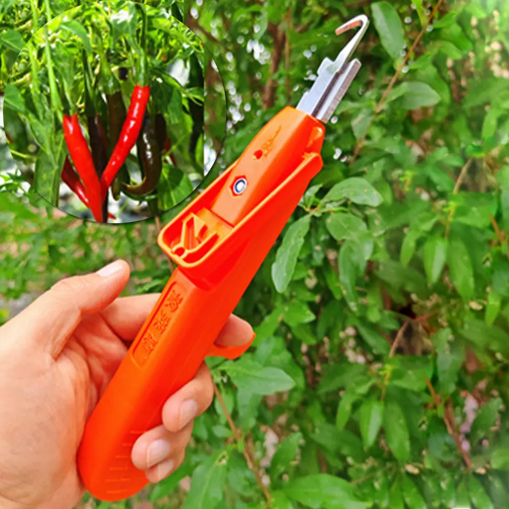 Vegetable Picking Tool Multifunctional Kitchen Chopping Gadgets Ergonomic Pepper Flower Branch Scissors for Farm Garden