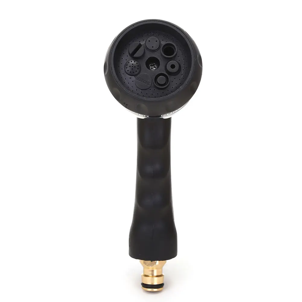 Metal Water Spray Gun Rust Prevention Metal Irrigation Water Gun with Rubber Handle for Car Garden Lawn Wash for Cleaning