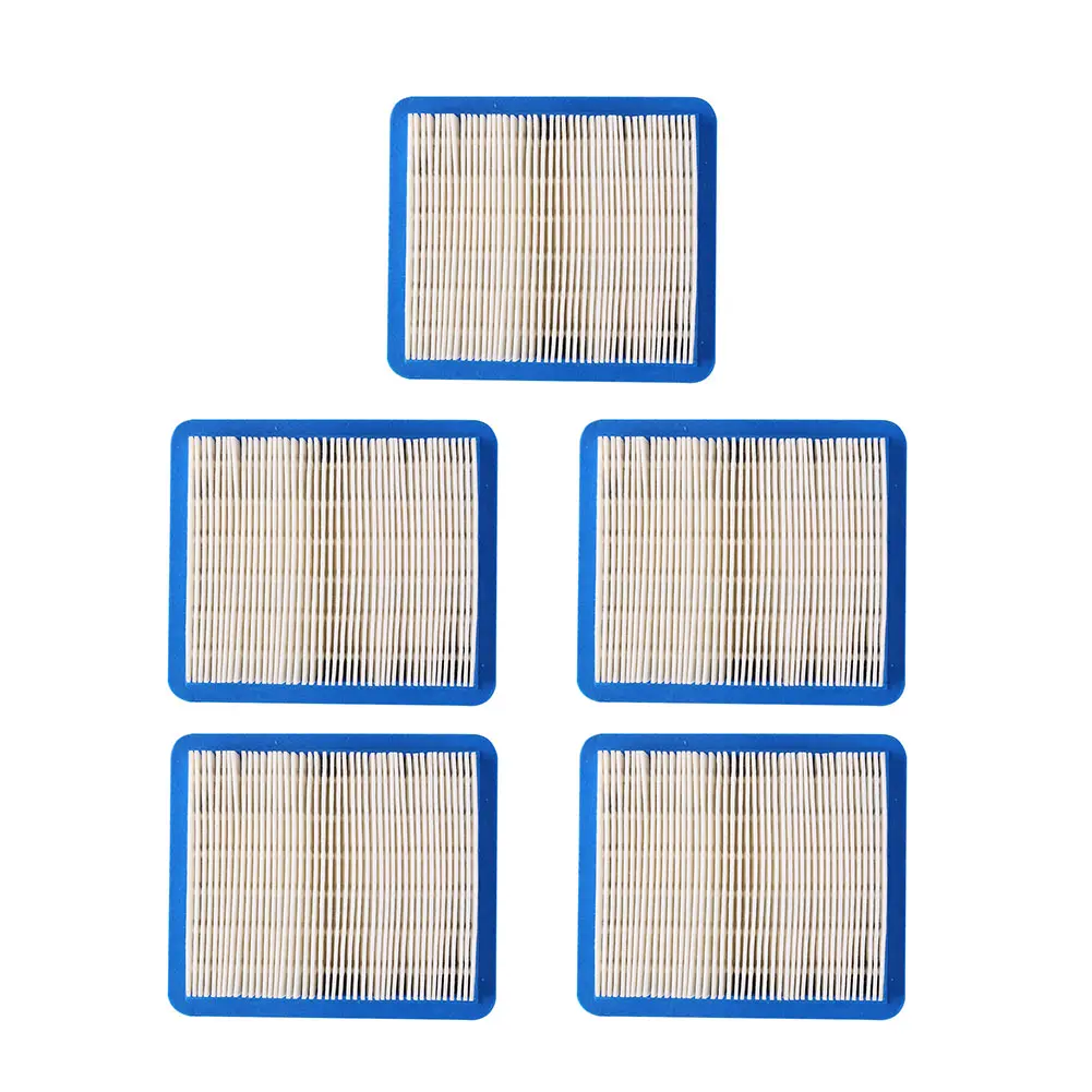 5pcs 491588s 399959 Air Filter Air Cleaner Replacement Filters Air Filter Cartridge for Briggs Stratton Push Mower