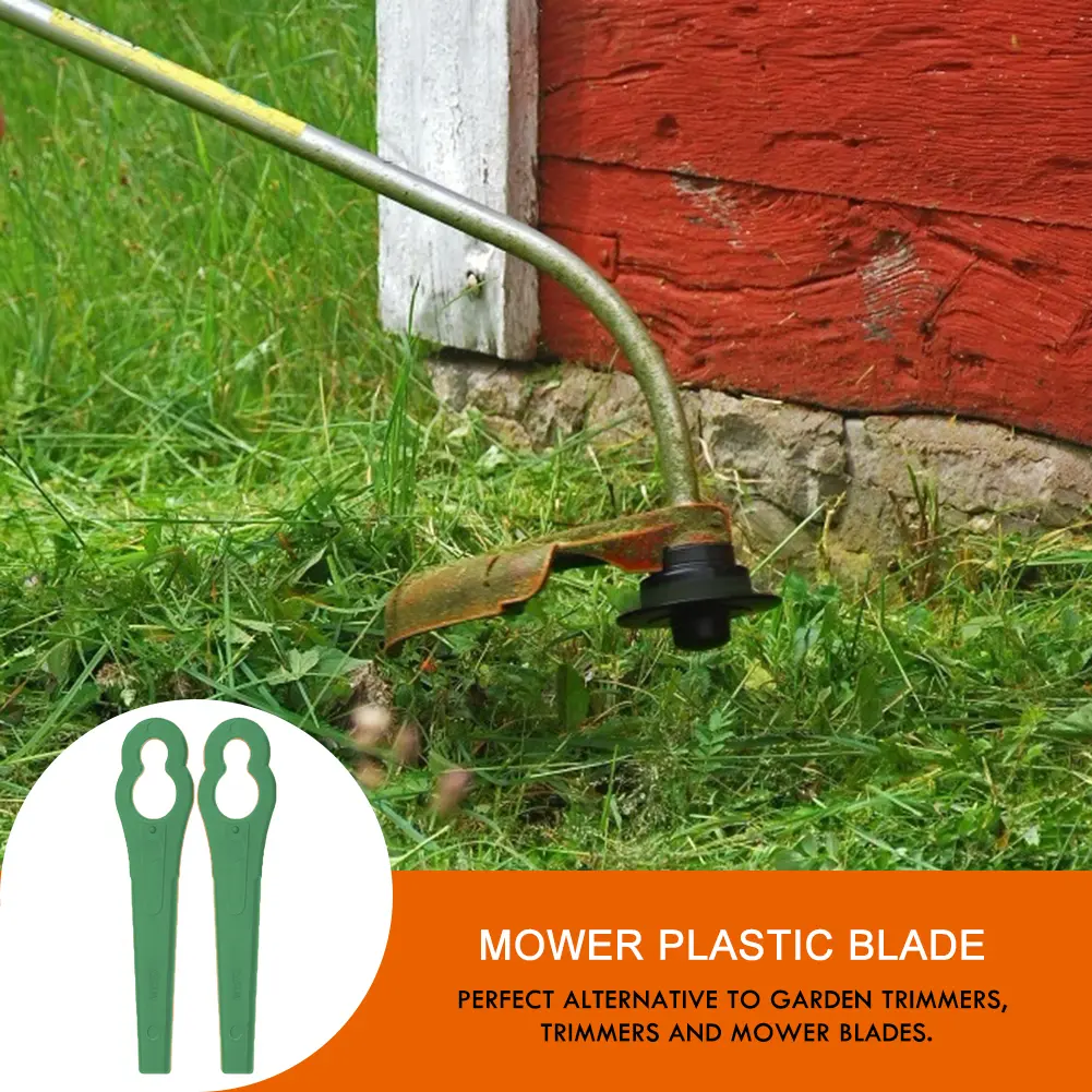 90-300PCS Plastic Cutter Blades For Electric Cordless Grass Trimmer Strimmer Tool Grass Trimmer Blades Replacement Garden Tools