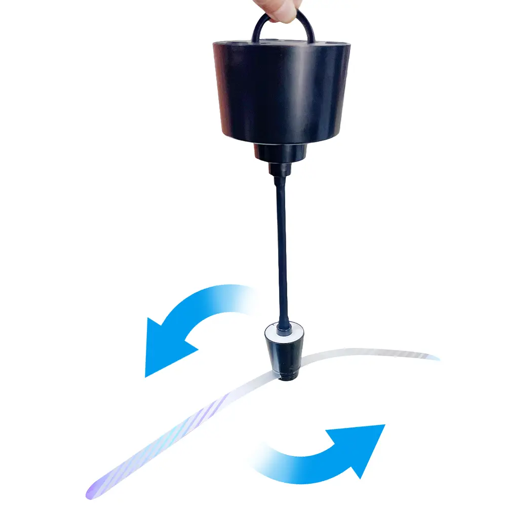 Fly Fans for Tables Fly Repellent Fan Soft Holographic Blades Table Top Fly Fan Hanging Bug Traps for Kitchen Restaurant