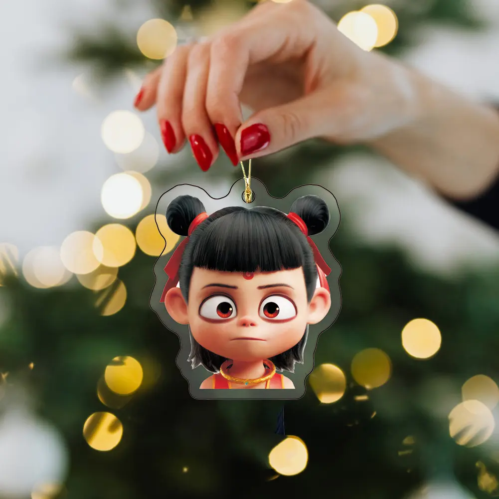 10-20PCS Anime Movies Ne Zha 2 Lanyard Pendant Acrylic Key Pendant Car Pendant Ne Zha Keychain Pendant for Fans Collection Gift