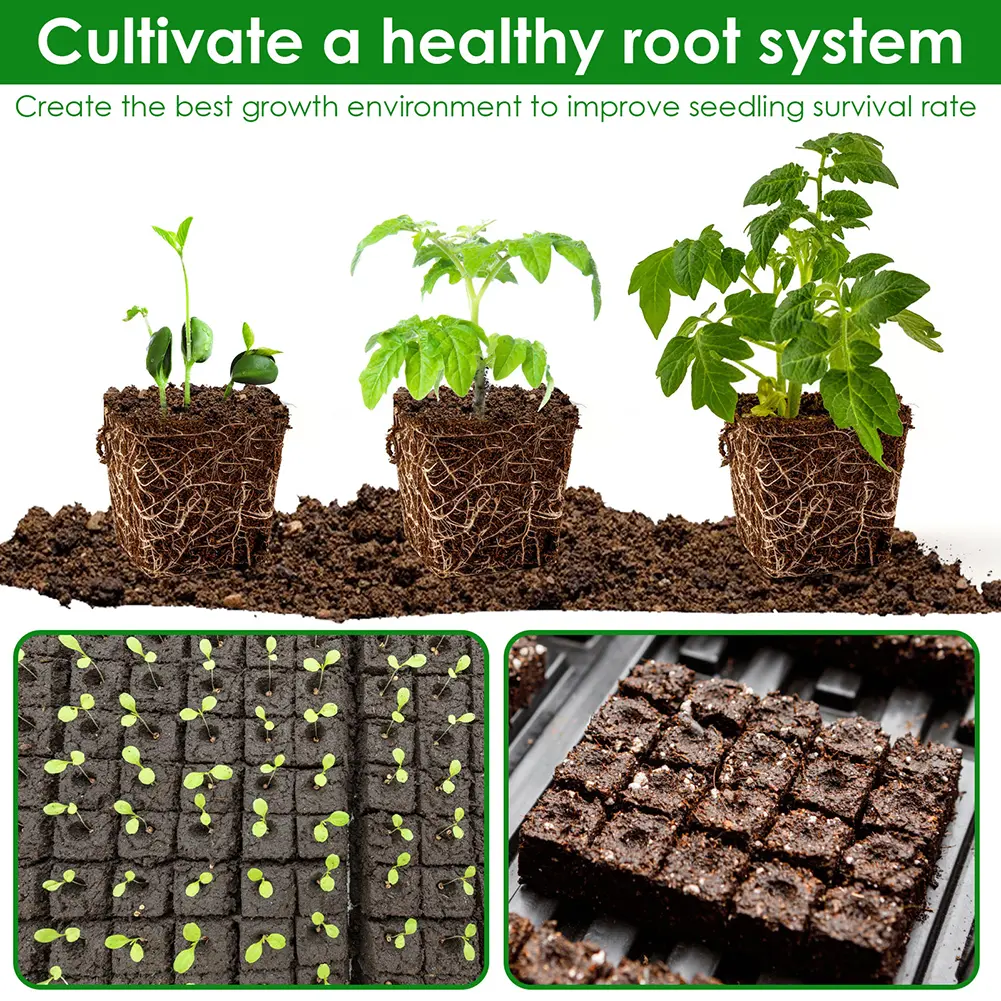 2Pcs Handheld Clod Maker with Clips Seedling Soil Block Maker Reusable Garden Seeding Tool for Greenhouse Yard Accessories