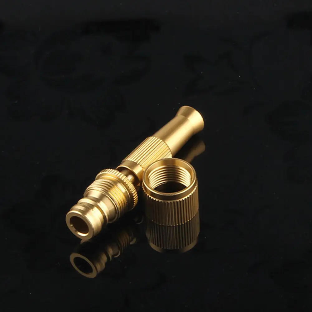 2-10Set Spray Nozzle Water Gun Brass High Pressure Direct Spray Sprinkler Quick Connector Adjustable Parts for Home Garden Hose