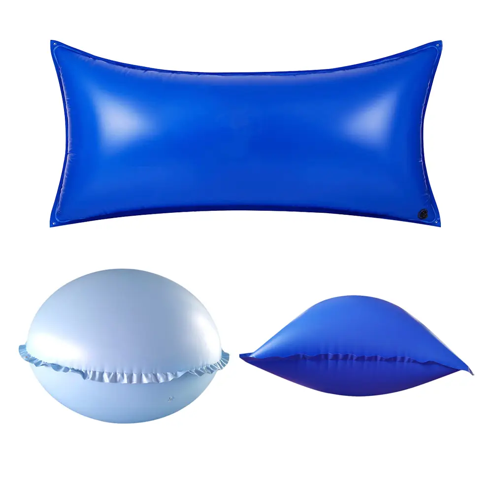Ultra Thick PVC Ice Equalizer Air Pillow Cold-Resistant Swimming Pool Cushion with Rope for Winterizing Support Pool Covers
