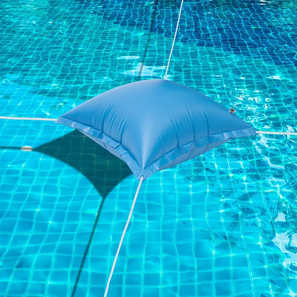 Ultra Thick PVC Ice Equalizer Air Pillow Cold-Resistant Swimming Pool Cushion with Rope for Winterizing Support Pool Covers