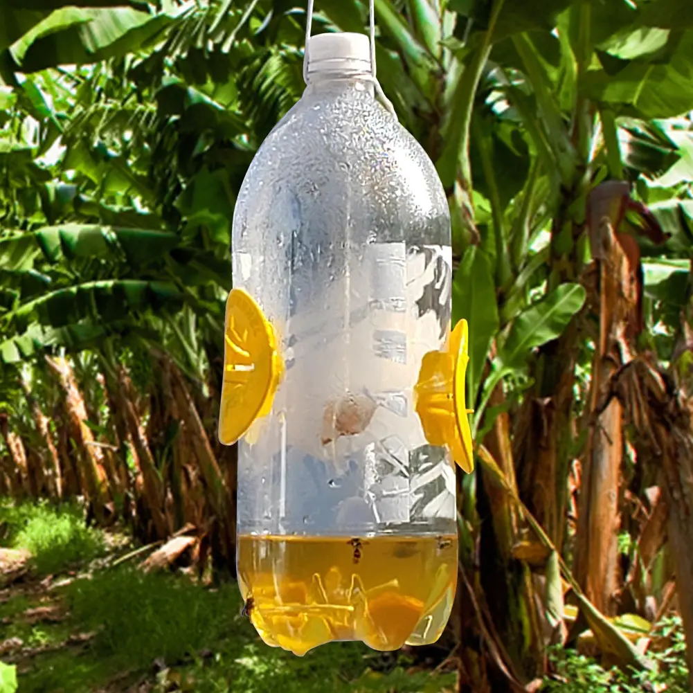20-50PCS Bee Wasp Trap Catcher Outdoor Flying Insects Funnel Trap Bee Hornet Catcher Garden Outdoor Hanging Pest Control Tools