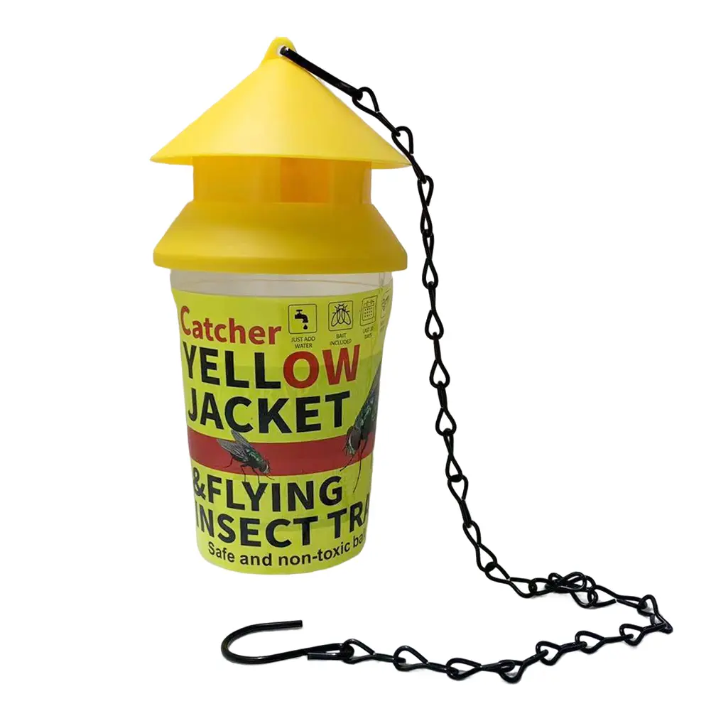 Fly Extinguisher PP+Wire Chain Fly Catchers Non-Toxic And Non-Hazardous for Canteens/Restaurants/Toilets/Rubbish Rooms