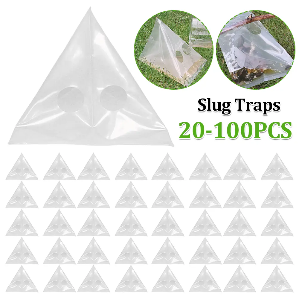 20-100PCS Slug House Pests Reject Animal Pest Repeller Snail Trap Catcher Gintrap Tools Snail Cage Eco-friendly Garden Protector