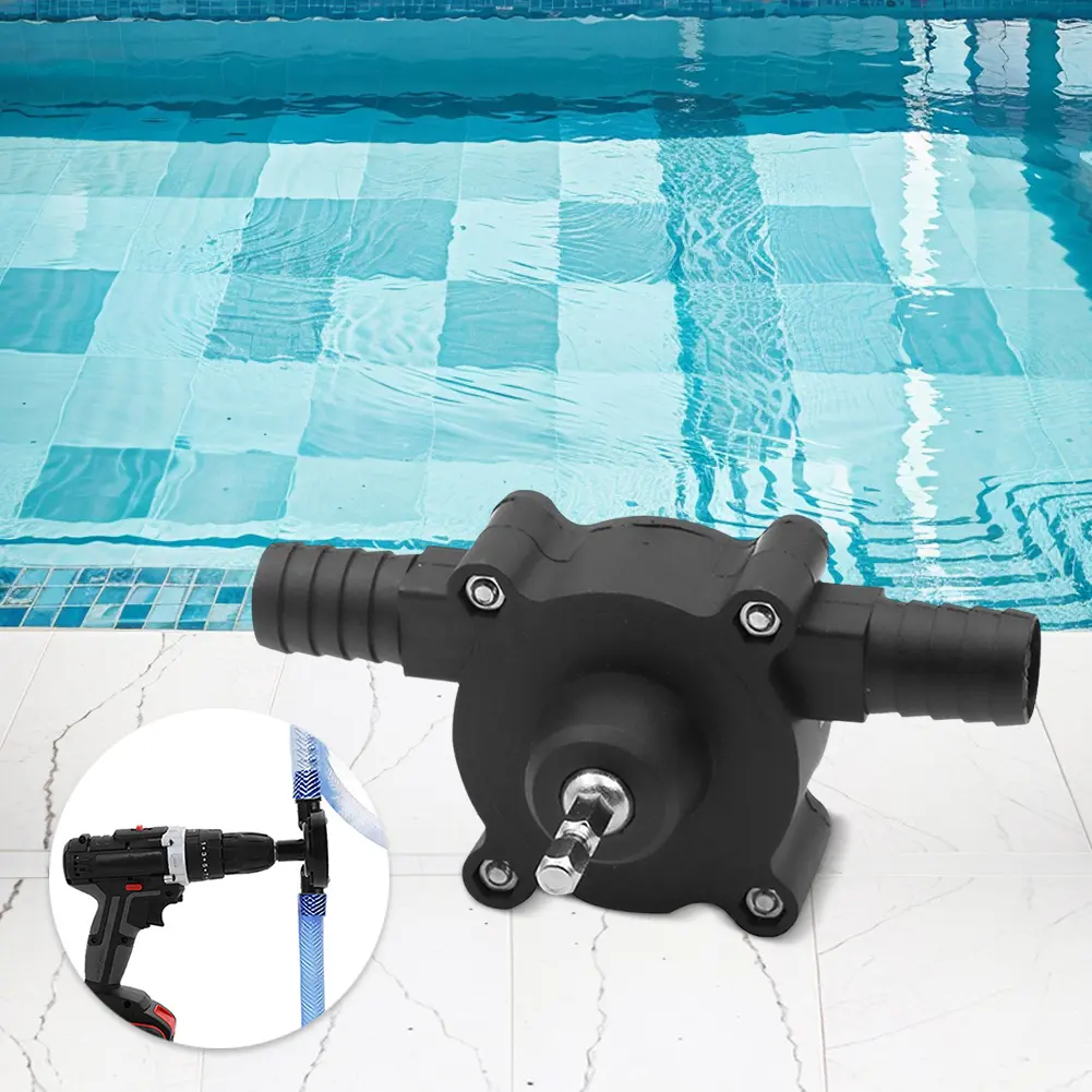 2-5PCS Household Portable Electric Drill Pump Diesel Oil Fluid Water Pump Mini Hand Self-priming Liquid Transfer Pumps Tools