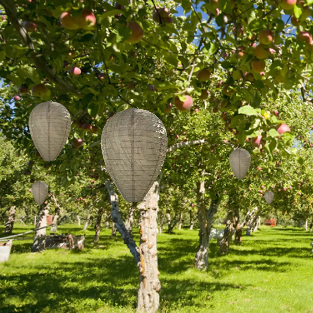 5-10PCS Hanging Wasp Nest Decoy Fake Wasp Nest Decoy Nest Decoy Hornets Waterproof Plastic Insects Paper Drive Beehive Lantern