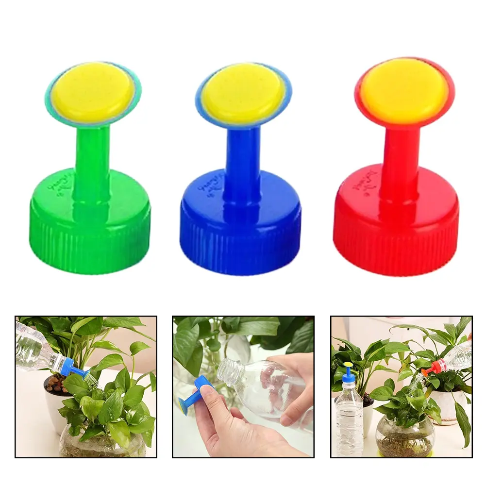15-50PCS Easy to install Plastic Watering Nozzl Small Lightweight Watering Can Head Bottle Cap Design Flower Watering Nozzle