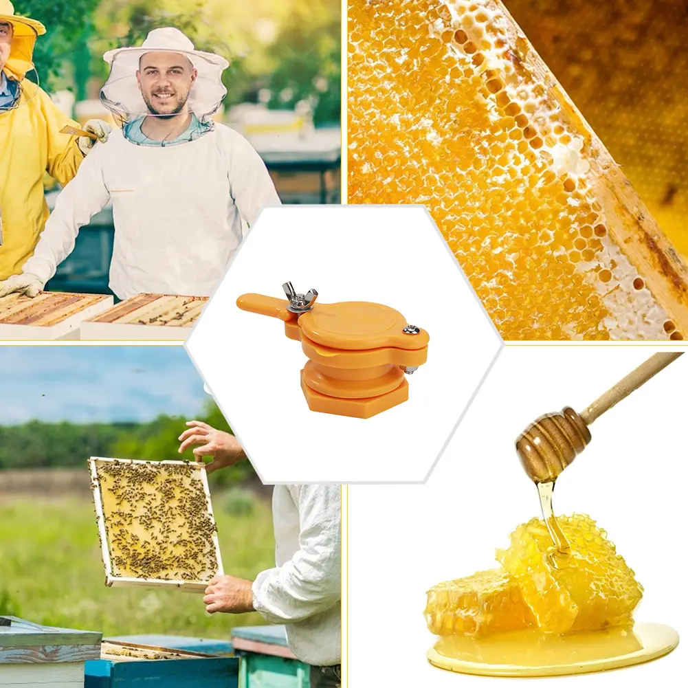 3-10PCS Honey Gate Honey Valve Hive Equipments Honey Separation Valve Nylon Plastic Food Grade Non-toxic Durable Beekeeping Tool