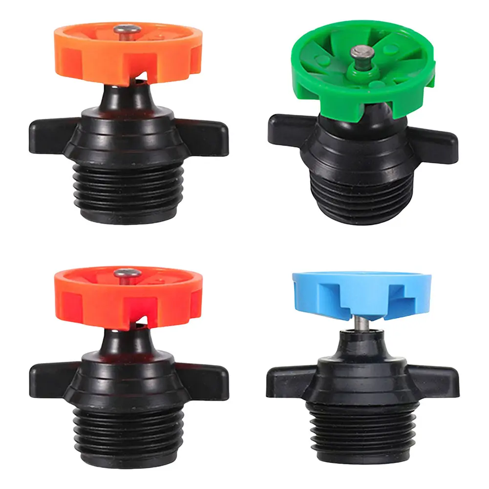 10pcs 360 Degree Automatic Rotating Sprinkler Heads 1/2 Inch Male Thread Irrigation Sprinkler Heads Automatic Rotation Nozzle