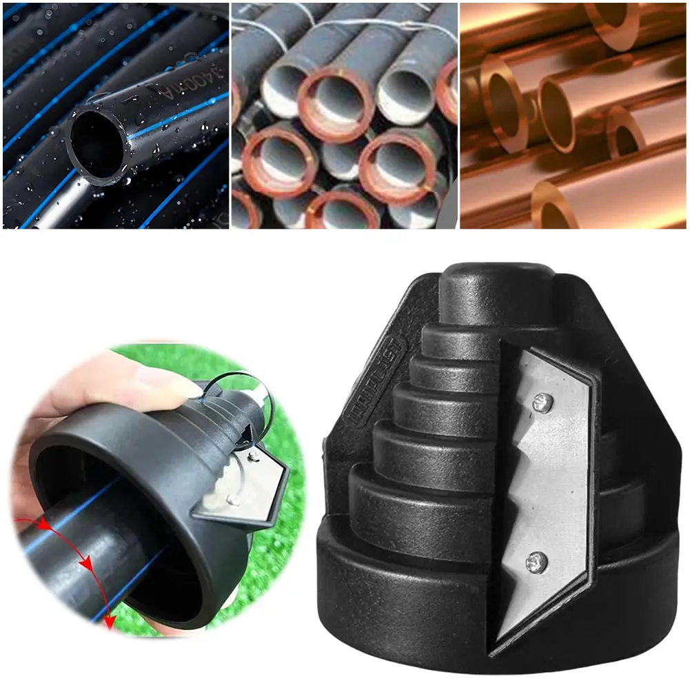 20-63mm PE Pipe Chamfer Tool Multi-Purpose Inner-Outer Tube Deburring Reamer PVC Deburring Machine for Smooth Bevels Perfect Fit