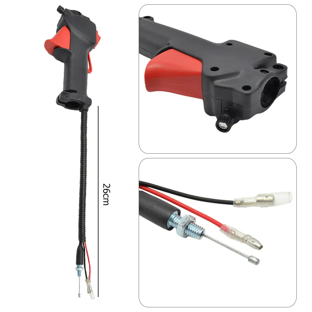 2-5PCS 26mm Universal Throttle Cable Handle Strimmer Brush Cutter for Grass Trimmer Strimmer Brush Cutter Mower Repair Accessory