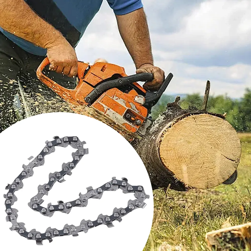 3-10Pc 4 Inch Mini Steel Saw Chain 28 Drive Links Replacement Chainsaw Saw Chain Electric Chainsaw Chain for Wood Branch Cutting
