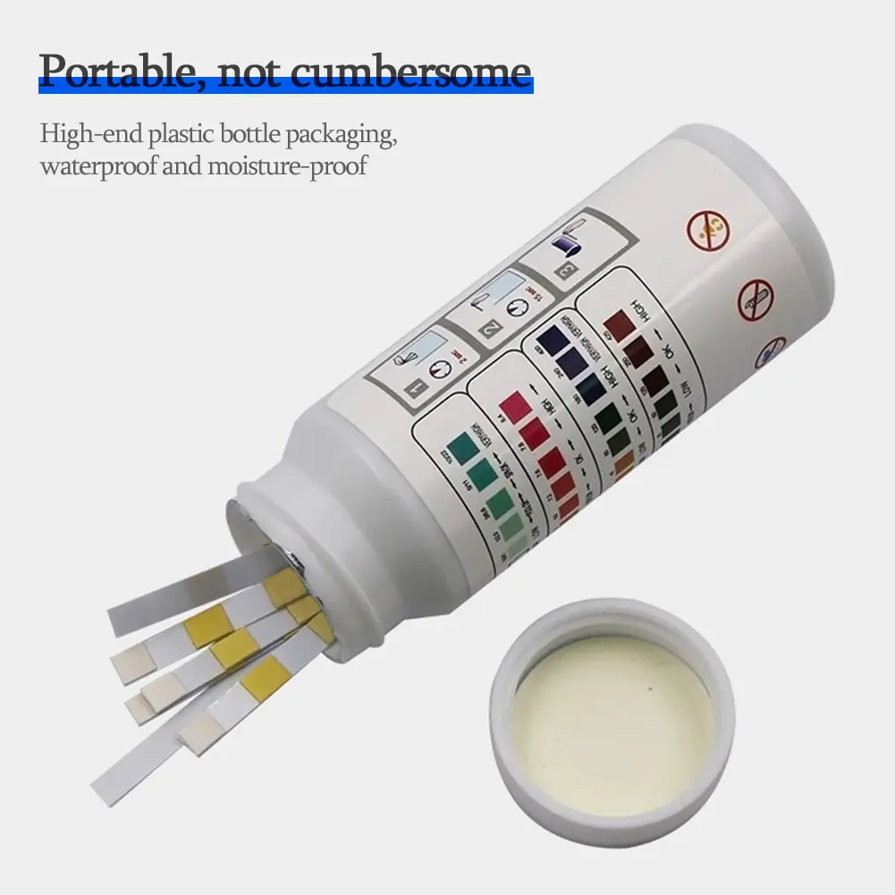 4-20Box 4 In 1 Test Paper Chlorine Immersion Hot Tub PH Test Spa Strips Test Water Test Strips Swimming Paper Pool Tester Tool