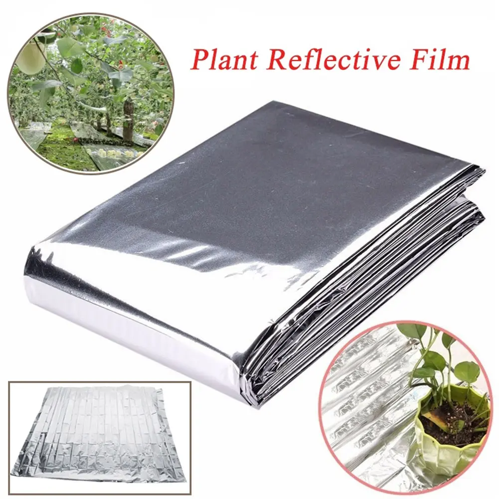 8-30PCS Silver Mylar Highly Reflective Films 210x130cm for Grow Foil Tent Room Garden Greenhouse Farming Increase Plant Growth