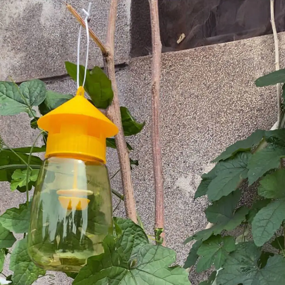Plastic Fruit Fly Trap Killer Drosophila Trap Anti Fly Fruit Fly Killer Catcher Orchard Insect Trap Pest Control Fly Bee Trap