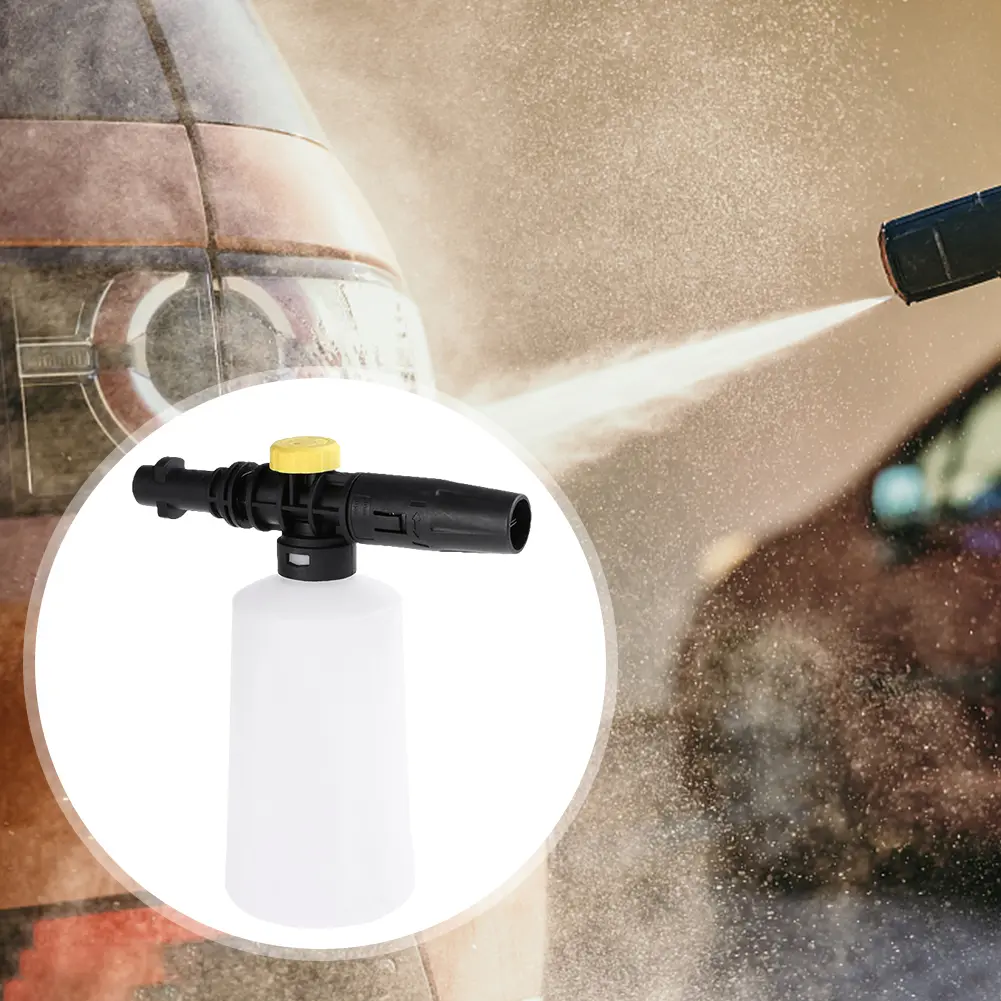 750ML Car Foam Washer Car Washing Kit Car Washing Foam Spray White Different Spray Mode for Karcher K2-K7 for Karcher K Series