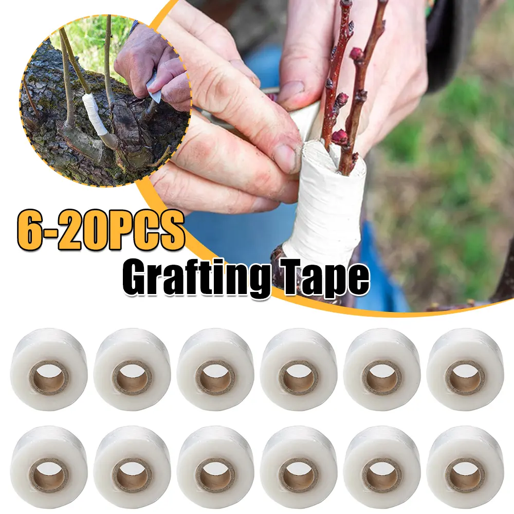 6-20PCS Fruit Tree Grafting Tape 3cm Nursery Stretchable Gardening Tape Garden Bind Tape Grafting Accessories for Trees Grafting