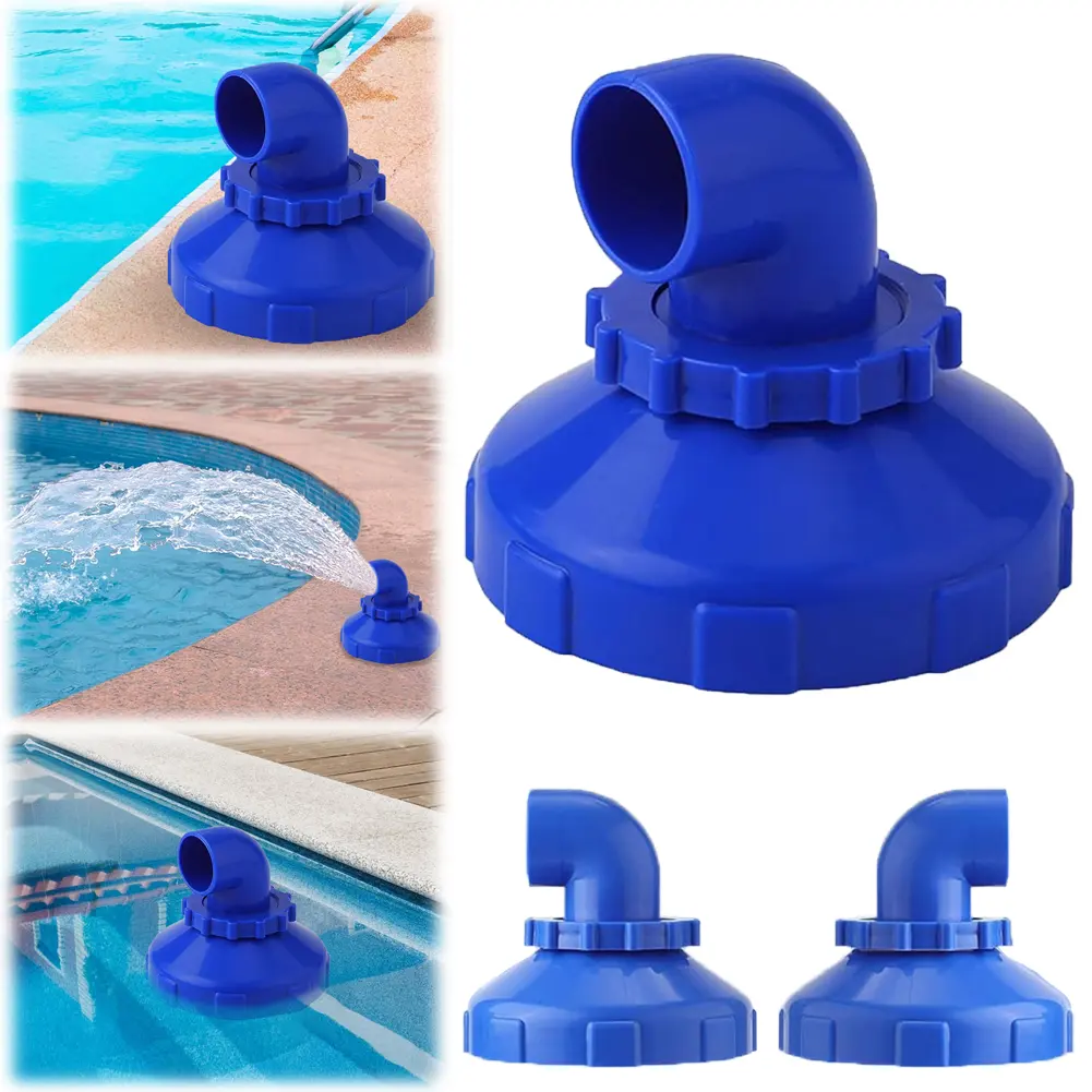 Pool Inlet Nozzle 360 Degree Rotatable Swimming Pool Return Jet Pool Jet Nozzle Replacement for Intex Outlet Pool Nozzles