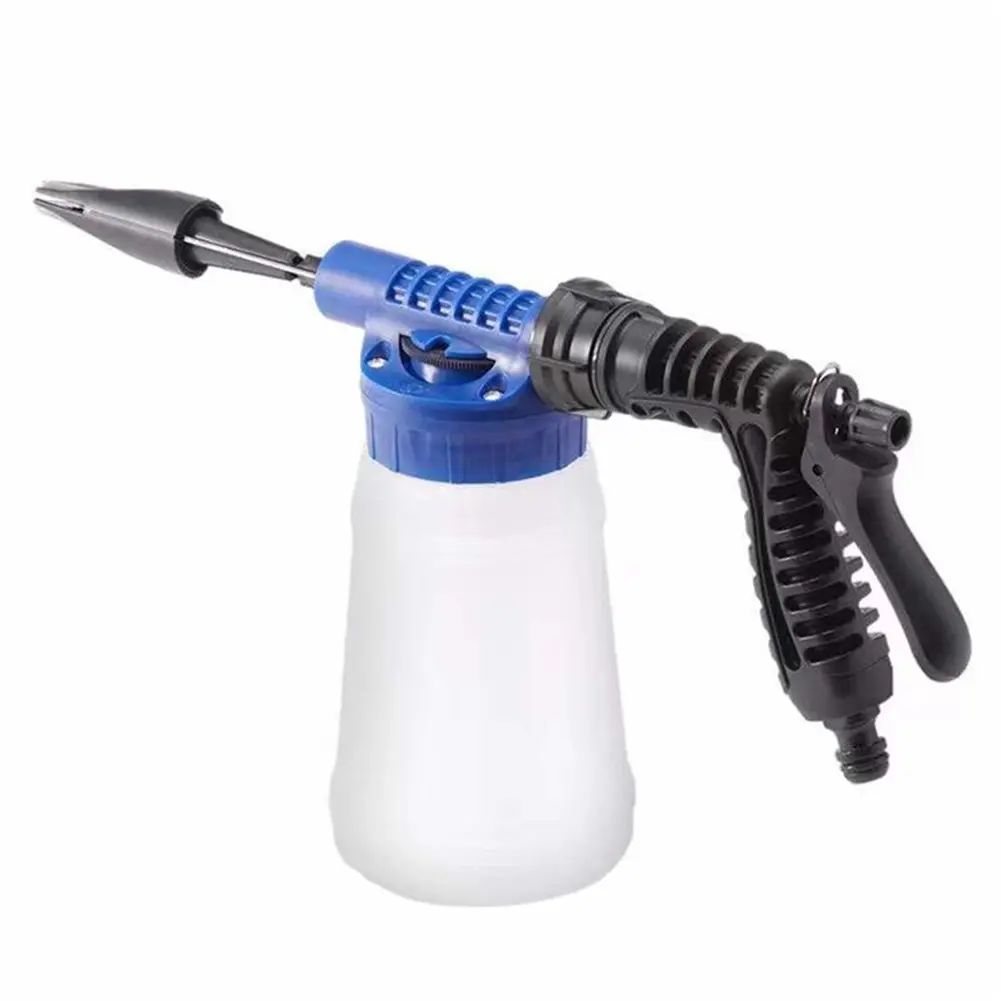 1L Car Wash Foam Tank 1/4 Quick Connector Car Washer Soap Sprayer Car Washer Foam Nozzle Garden Watering Washing Cleaning Tools