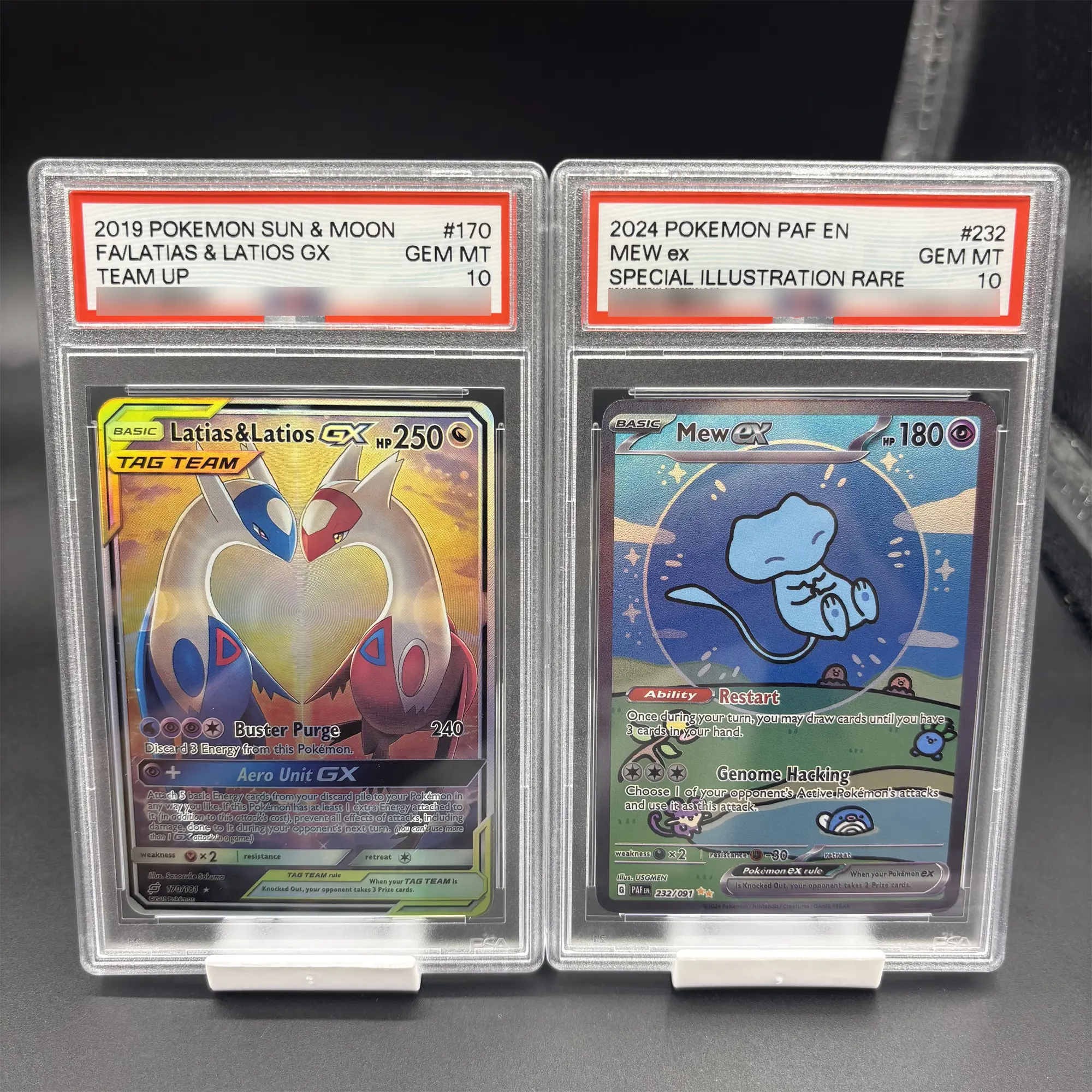 Diy PTCG Lugia Giratina Magikarp Mew 10Points Rating Card Charizard Latios Copy Version Game Anime Collection Cards Gift Toy