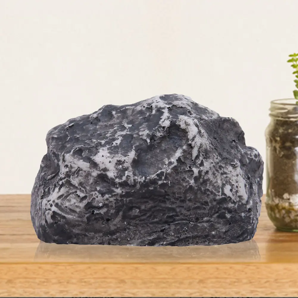 Stone Shape Hide Storage Box Weather-Proof Fake Rock Storage Case Security Resin Real-Looking Real-Feeling for Outdoor Garden