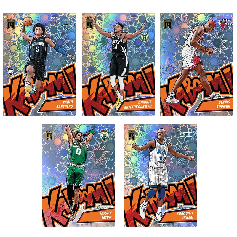 Panini 2023-24 NFT Prizm NBA Kaboom Luka Doncic Lebron James Stephen Curry Basketball Star Trading Card Birthday Gift Collection