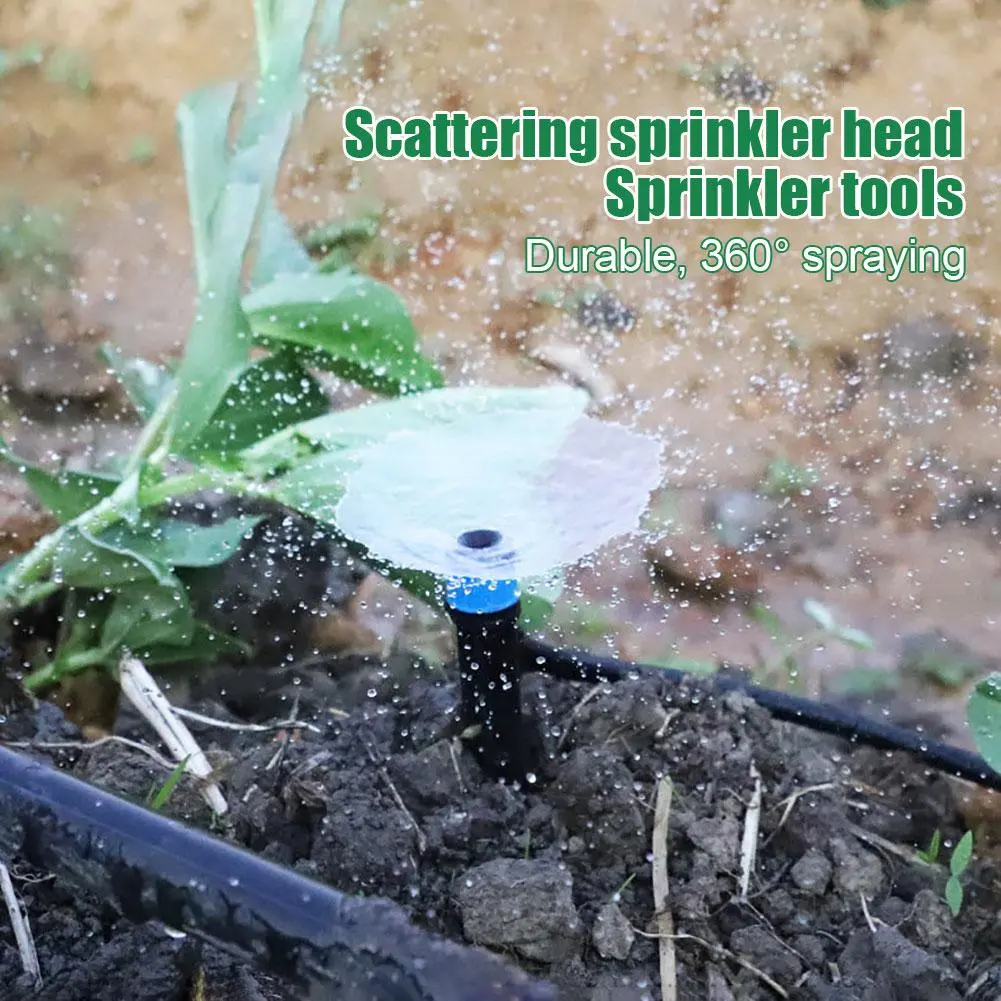 40-200PCS Garden Watering Sprinklers Full-circular Adjustable Fountain Nozzle Adjustable Scattering Spray Dripper for 4/7mm Hose