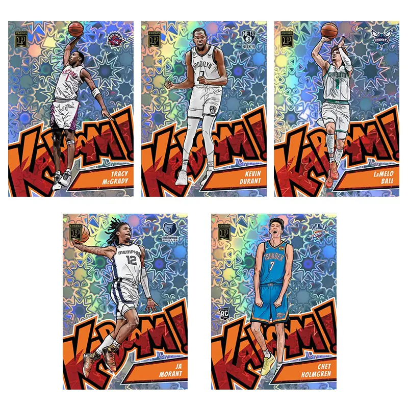 Panini 2023-24 NFT Prizm NBA Kaboom Luka Doncic Lebron James Stephen Curry Basketball Star Trading Card Birthday Gift Collection