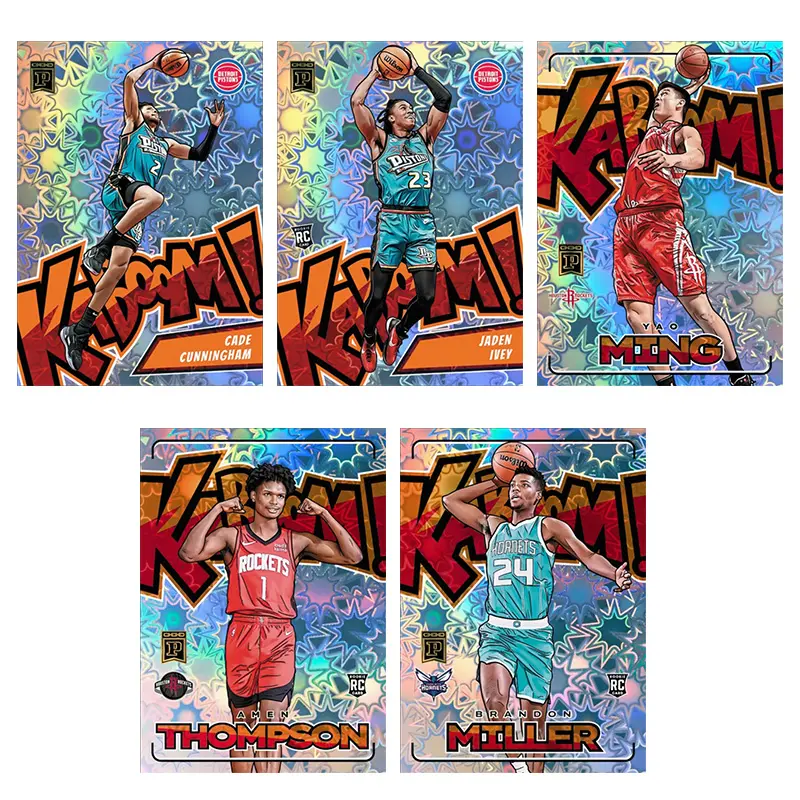 Panini 2023-24 NFT Prizm NBA Kaboom Luka Doncic Lebron James Stephen Curry Basketball Star Trading Card Birthday Gift Collection