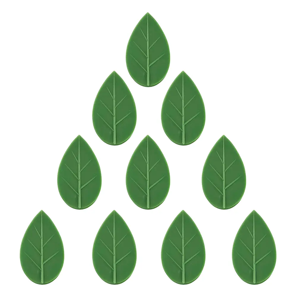 50-300PCS Buckle Leaf Clips Plant Climbing Wall Fixed Buckle Leaf Shaped Clips Self-Adhesive Flower Vine Climber Support Parts