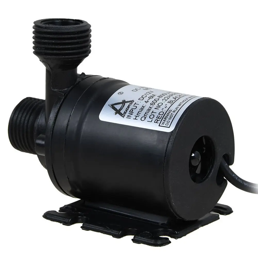 Garden High Pressure Pump 18W DC Water Pump DC 12V High Pressure Water Pump IP68 Waterproof Low Noise High Performance Lift 5M