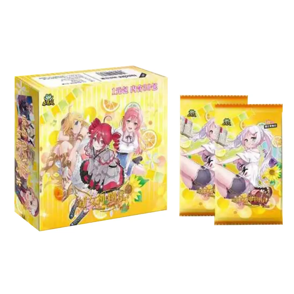 New Goddess Story Card Fufeng Chapter Colorful FlashCard Anime Character Collection Card Games Toys Child Gifts