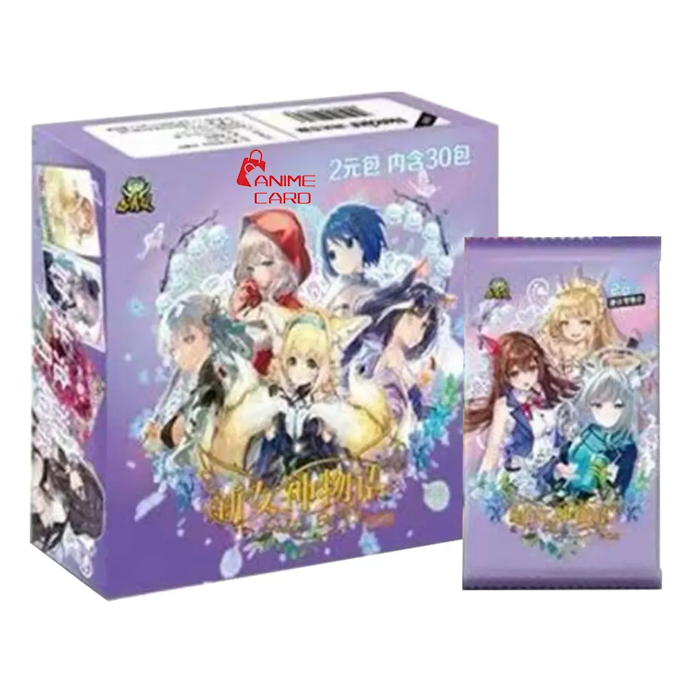 New Goddess Story Card Fufeng Chapter Colorful FlashCard Anime Character Collection Card Games Toys Child Gifts