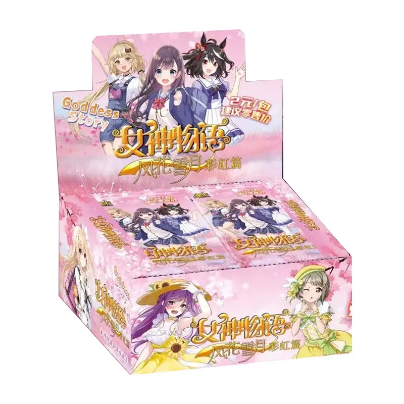 New Goddess Story Card Fufeng Chapter Colorful FlashCard Anime Character Collection Card Games Toys Child Gifts
