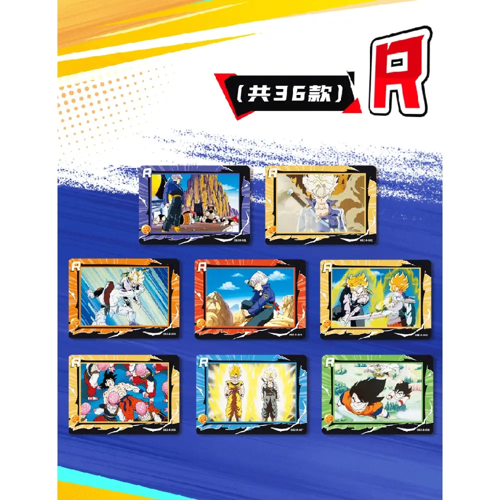 Dragon Ball Original Collection Card Classic Youth Passion Series Anime Rare Card Children's Treasure Toy Festival Popular Gift